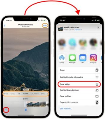 how to add music to slideshow on iphone